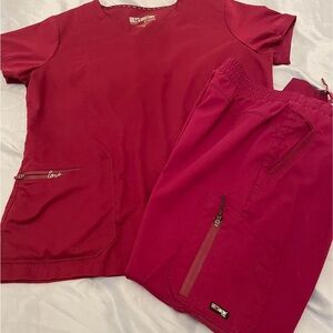 Greys Anatomy Scrubs-Large Top Medium Bottoms
